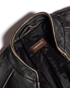 Danier Leather Moto Jacket with Patina leather XS