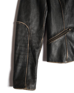 Danier Leather Moto Jacket with Patina leather XS