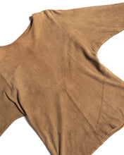 Load image into Gallery viewer, 1980s Perforated Soft Suede Top