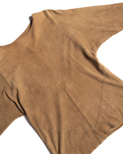1980s Perforated Soft Suede Top