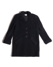 Load image into Gallery viewer, 1980s Black Wool Valentino Coat