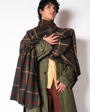 Load image into Gallery viewer, 1980's Leo Chevalier Plaid Wool Cape