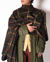 Load image into Gallery viewer, 1980's Leo Chevalier Plaid Wool Cape