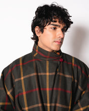 Load image into Gallery viewer, 1980's Leo Chevalier Plaid Wool Cape