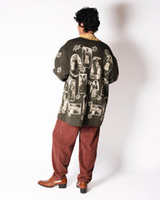 Load image into Gallery viewer, Geiger Jacquard Knit Pictorial Cardigan