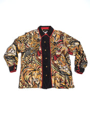 Load image into Gallery viewer, 80&#39;s Silk Bob Mackie Tiger Blouse