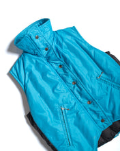 Load image into Gallery viewer, 70s Turquoise Nylon SKi Vest