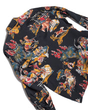 Load image into Gallery viewer, 90s Mexx Western Cowboy Print Rayon shirt