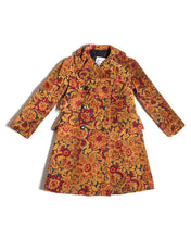 Load image into Gallery viewer, 1960s Tapestry Coat with Leather buttons