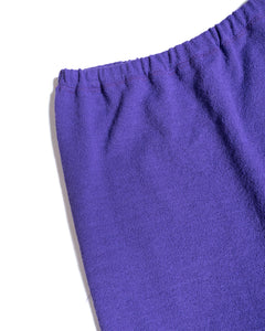 1980s Purple Knit Skirt Suit