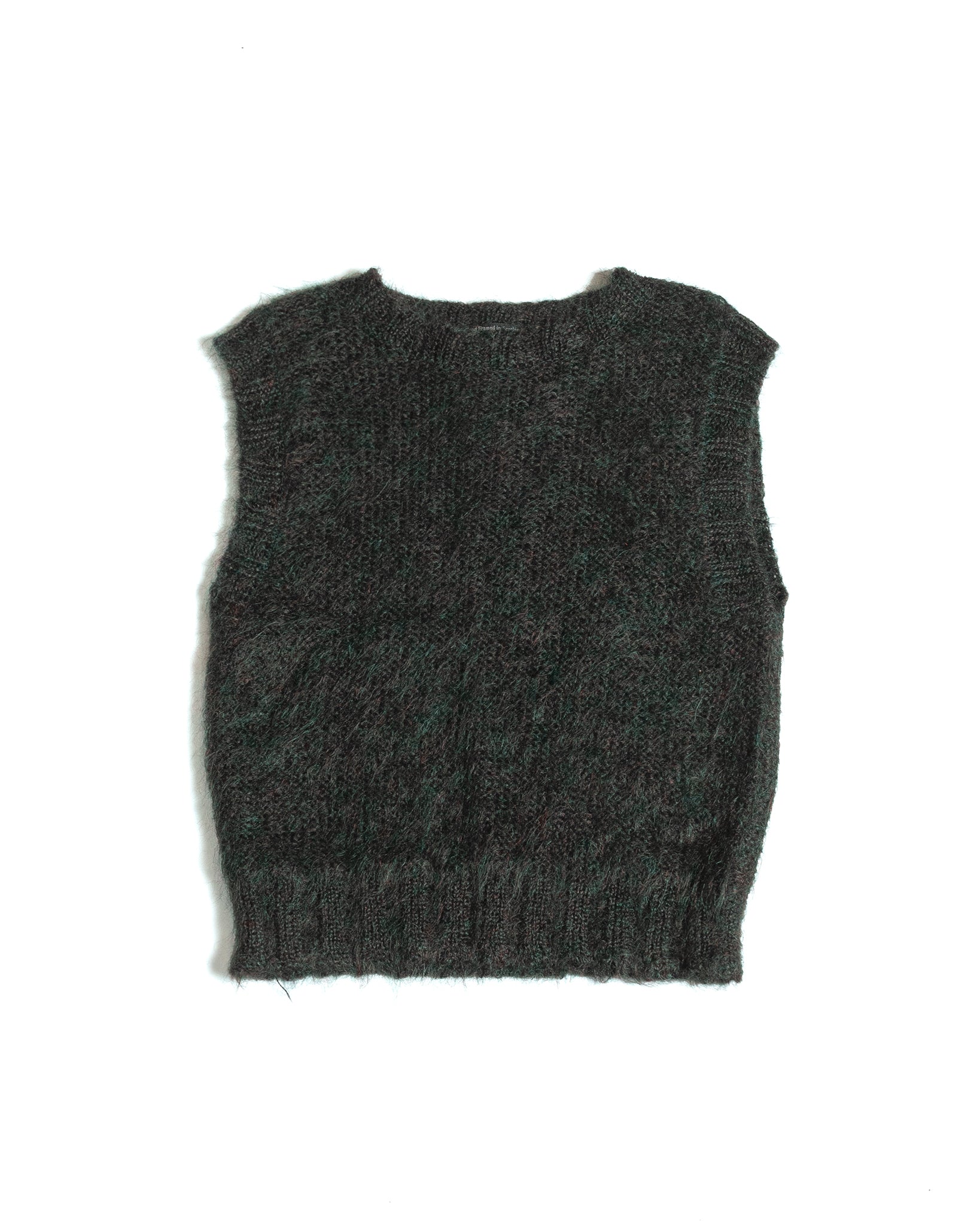 80s Forest Green Scottish Mohair Vest – nouveaurichevintage
