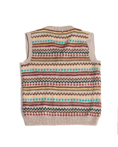 1960s Fair Isle Knitted Vest