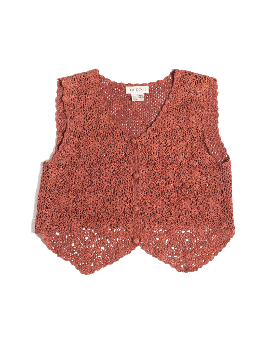 90s Bedo Sienna Crochet Vest