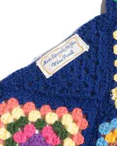 70s Rainbow Crochet Vest