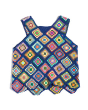 Load image into Gallery viewer, 70s Rainbow Crochet Vest