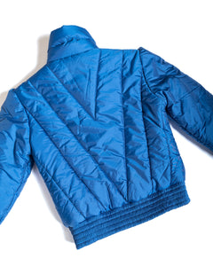 70s Ski Jacket Cobalt Blue
