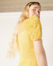 Load image into Gallery viewer, 1930s Organdy Buttercup yellow  gown, as is