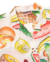 Load image into Gallery viewer, Wonderful 1980s Fruit Camp Collar Short Sleeve Shirt