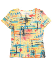 Load image into Gallery viewer, Karl Lagerfield Abstract Pattern Mesh 2 piece  Leggings and Tee