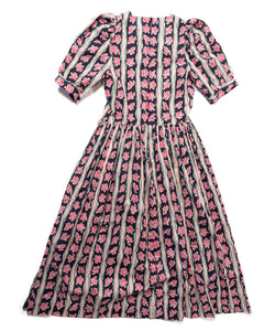 Laura Ashley Light Cotton Puff Sleeve Dress