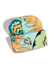 Load image into Gallery viewer, 1960&#39;s Bessi Velvet Clutch with Brass Arc Handles
