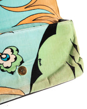 Load image into Gallery viewer, 1960&#39;s Bessi Velvet Clutch with Brass Arc Handles