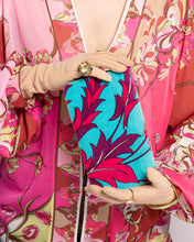 Load image into Gallery viewer, 1960's Pucci Velvet Clutch Envelope Pouch with Zipper Compartments