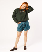 Load image into Gallery viewer, ESPRIT Embroidered Logo Sweatshirt Green Red White