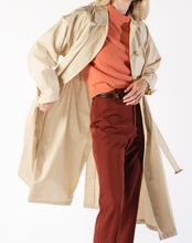 Load image into Gallery viewer, 80s Burberrys&#39; Lightweight Beige Cotton Belted Trench