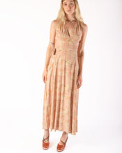 Load image into Gallery viewer, 90s Pastel Floral Rayon Wrap Dress
