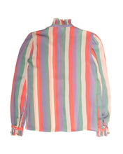 Load image into Gallery viewer, Stripe 80s shirt with Pie Crust collar