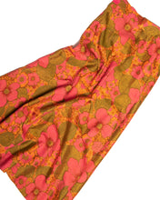 Load image into Gallery viewer, 1970s Handmade Bold Floral Print Maxi Skirt