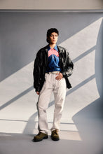 Load image into Gallery viewer, 1980&#39;s Fringe Black Leather Bomber