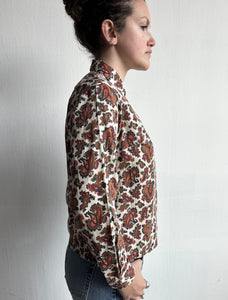 1960's Paisley Loop collar shirt