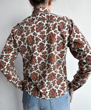 Load image into Gallery viewer, 1960&#39;s Paisley Loop collar shirt