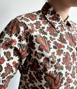 1960's Paisley Loop collar shirt