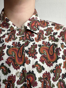 1960's Paisley Loop collar shirt
