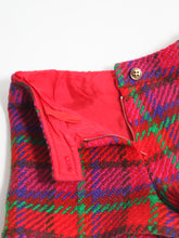 Load image into Gallery viewer, 1960&#39;s Plaid Wool Mini Shorts