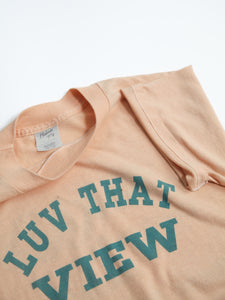 1970's Peach Graphic Single Stitch Tee