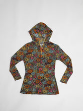 Load image into Gallery viewer, 1960’s Psychedelic Floral Mesh Lace Top