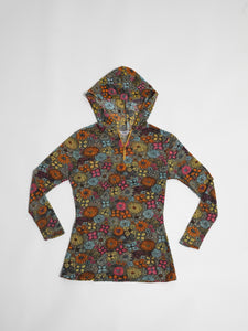1960’s Psychedelic Floral Mesh Lace Top