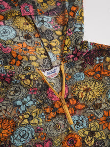 1960’s Psychedelic Floral Mesh Lace Top