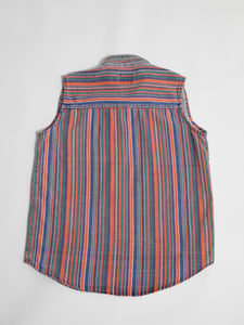 1990’s Multicolour Striped Cotton Sleeveless Top