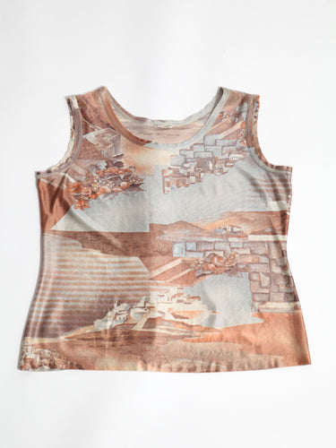 1970’s Desert  Scene Poly Tank Top