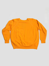 Load image into Gallery viewer, 1980’s Yellow Sweatshirt with Panda Cross Stitch Decal
