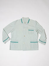 Load image into Gallery viewer, 1950&#39;s Pale Blue Button Down Pyjama Top