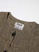 Load image into Gallery viewer, FLAX Linen Jacket Beige and Black