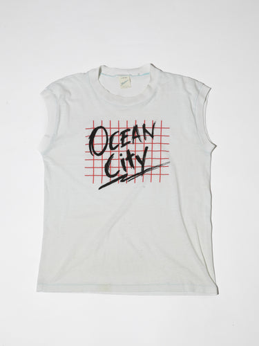 1980's Ocean City White Tank Top