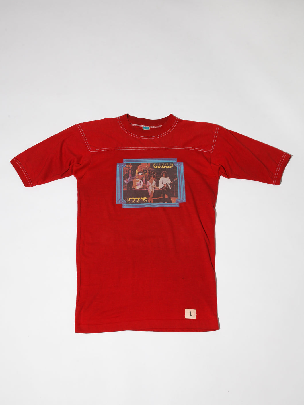 1970's Queen Red Rock Football Style Tee