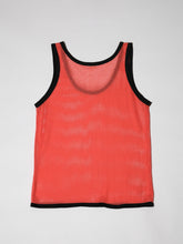 Load image into Gallery viewer, 1970&#39;s Coral and Black Mesh Tank